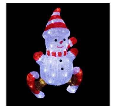 BONHOMME DE NEIGE AVEC PATINS