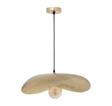 SUSPENSION EN METAL DORE
