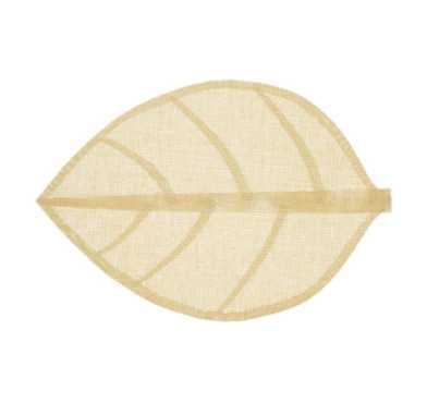 SET DE TABLE FEUILLE BEIGE