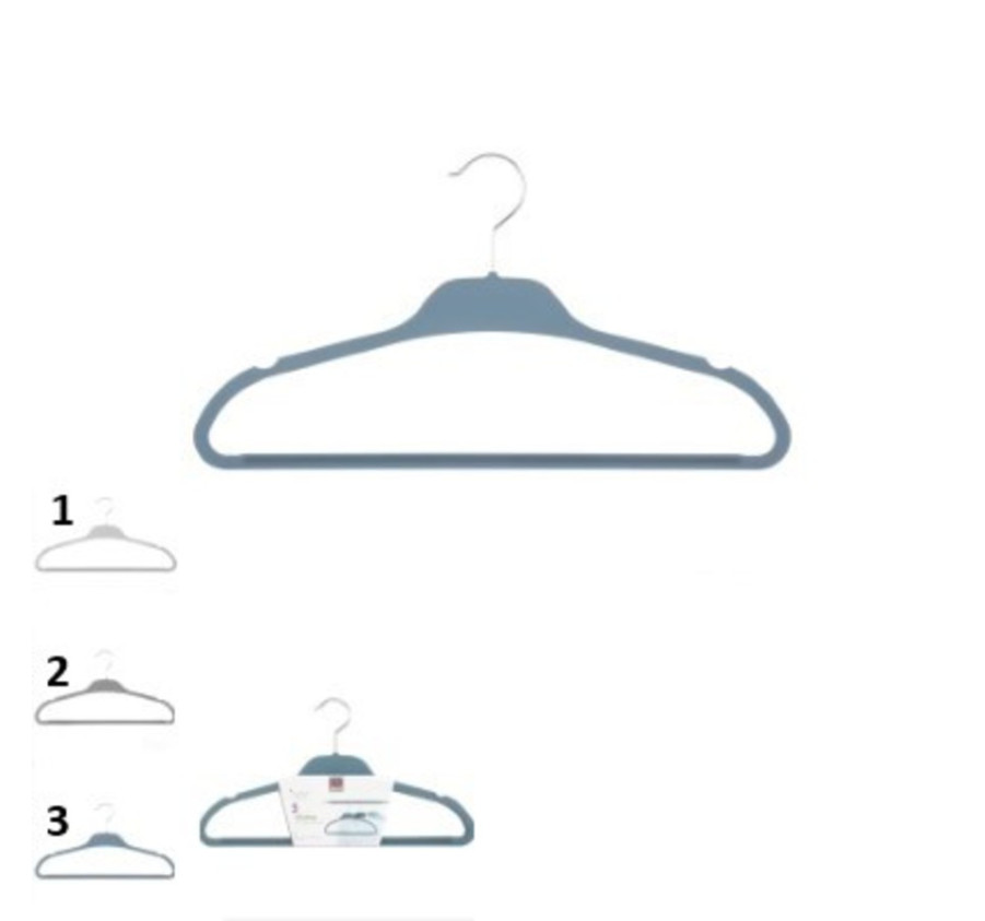 SET DE 5 CINTRES EN ABS ET