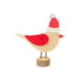 OISEAU AVEC BONNET DE NOEL