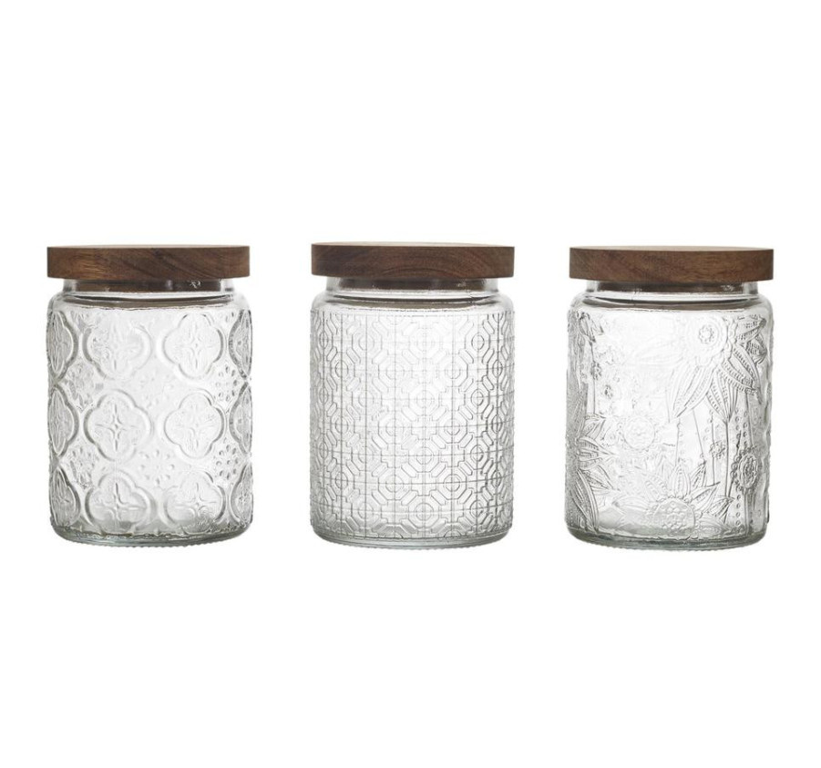 BOCAL A RELIEFS AVEC COUVERCLE