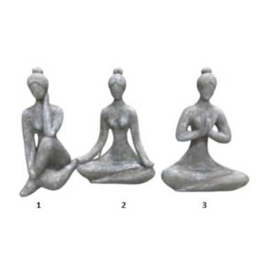 STATUE FEMME YOGA 46CM