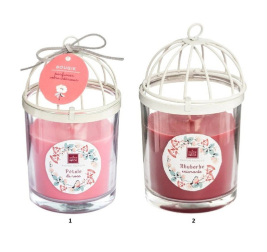 BOUGIE PARFUMEE POT EN VERRE