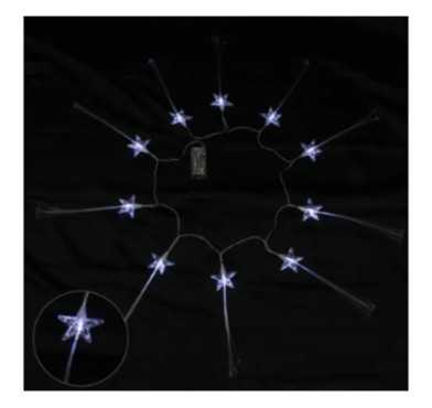 GUIRLANDE ETOILE 10LED FO1.35M