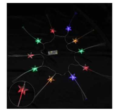 GUIRLANDE ETOILE 10LED 1.35M