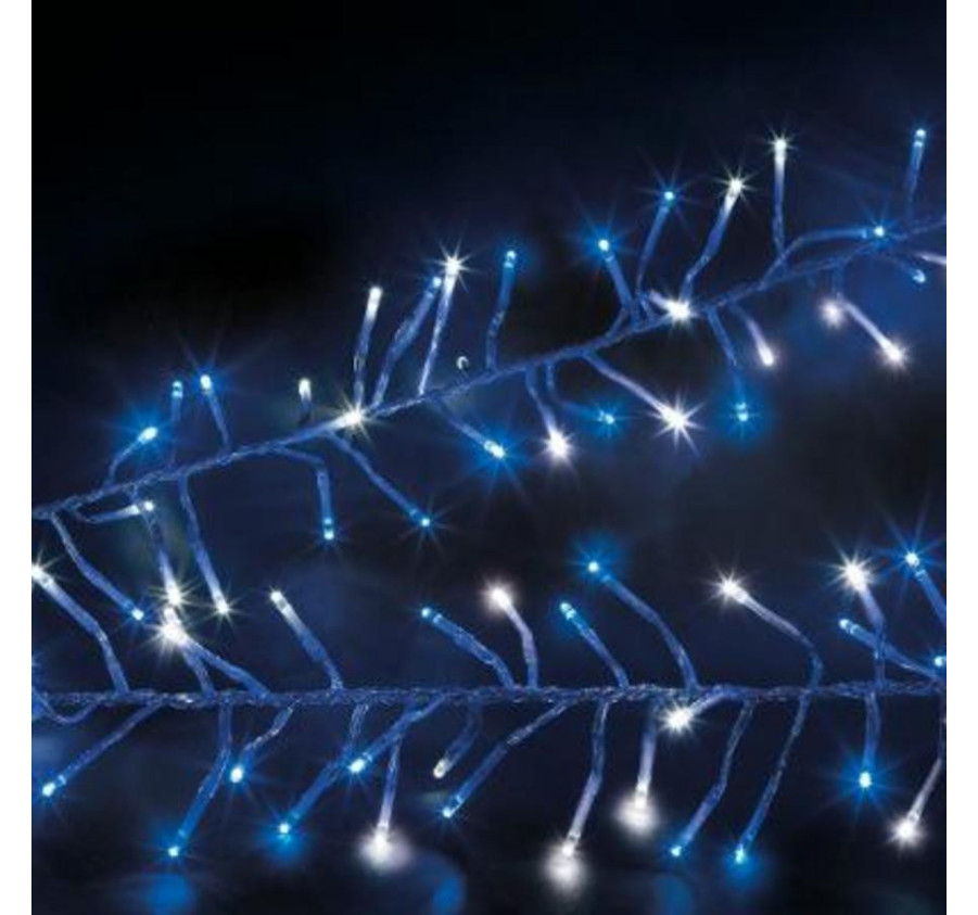GUIRLANDE BOA 1440 LED BLEU ET