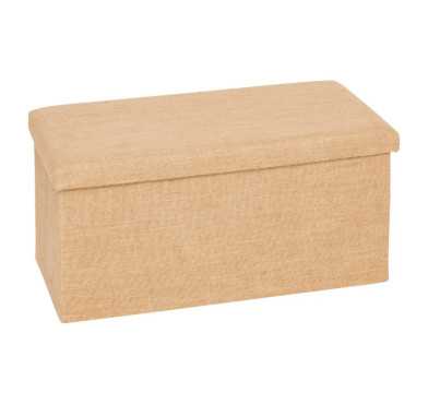 POUF DE RANGEMENT EN TOILE