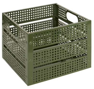 CAGETTE DECO METAL KAKI