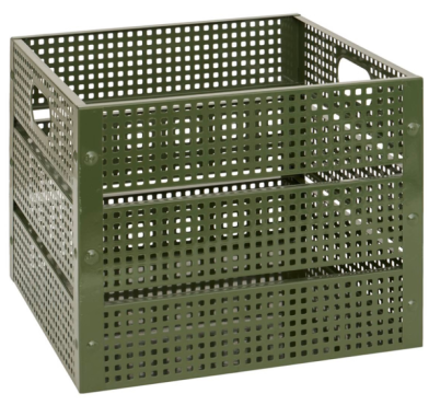 CAGETTE DECO METAL KAKI