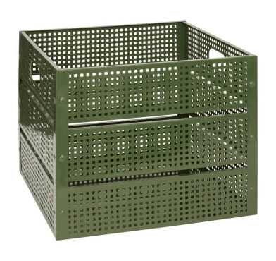 CAGETTE METAL DECO KAKI