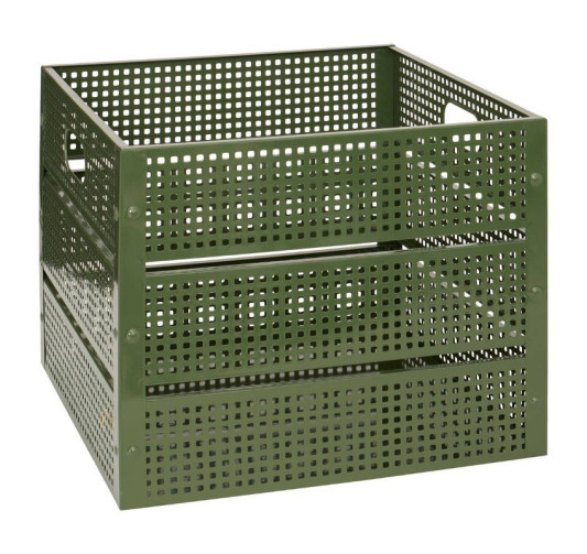 CAGETTE METAL DECO KAKI