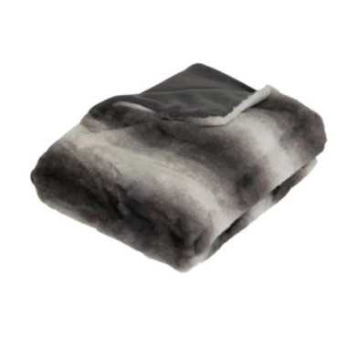 PLAID FOURRURE GRIZZLI