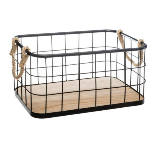 CAISSE CAGETTE EN METAL AVEC