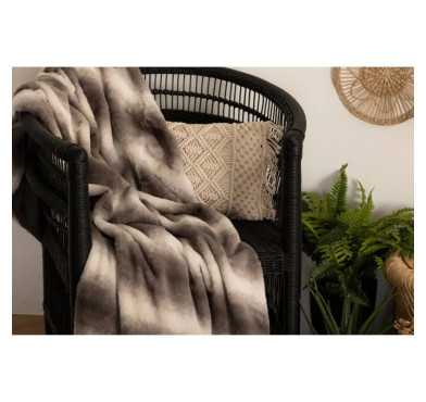 PLAID FOURRURE GRIZZLI