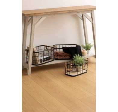 CAISSE CAGETTE EN METAL NOIR