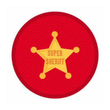 ASSIETTE EN CARTON COWBOY