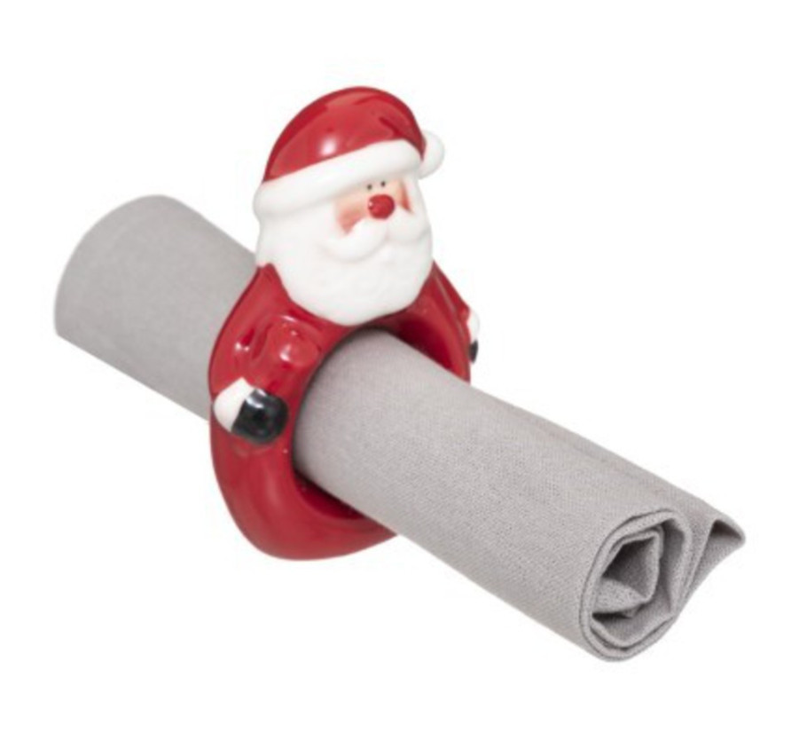 ROND DE SERVIETTE PERE NOEL