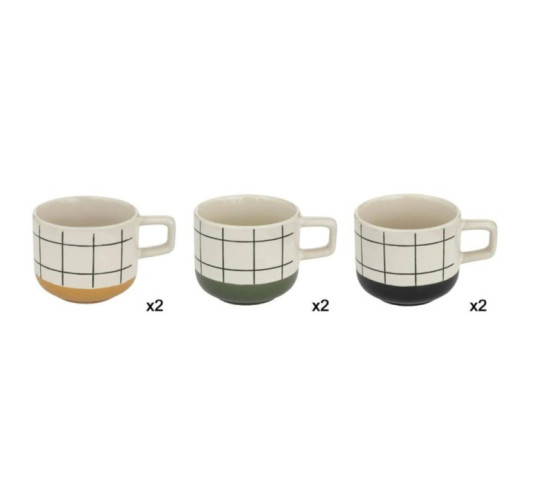 COFFRET 6 MUGS FAMILY CORNER