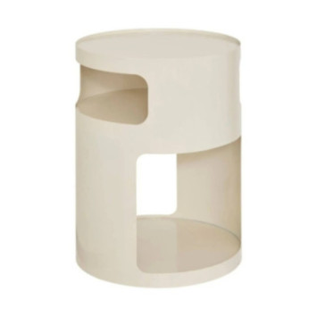 TABLE CAFE METAL ASHDAL ARGILE