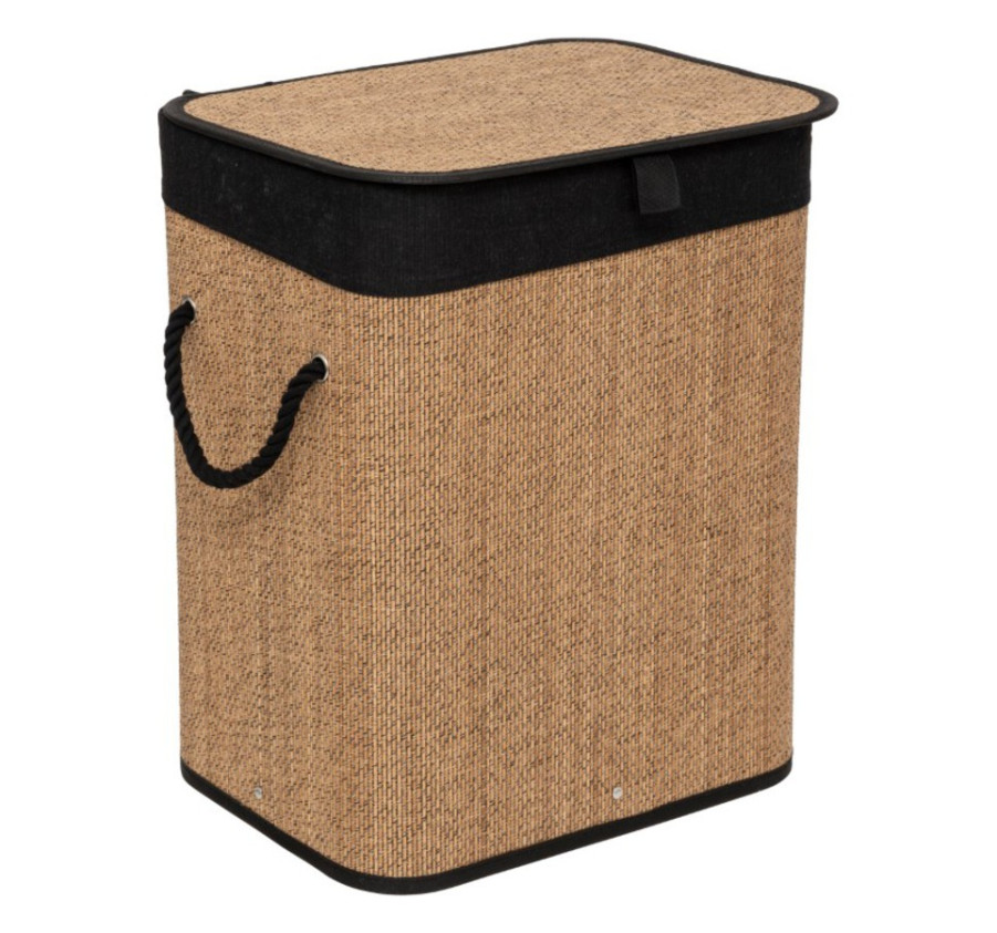 PANIER A LINGE EFFET BOIS