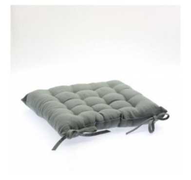 GALETTE DE CHAISE GRIS BEIGE