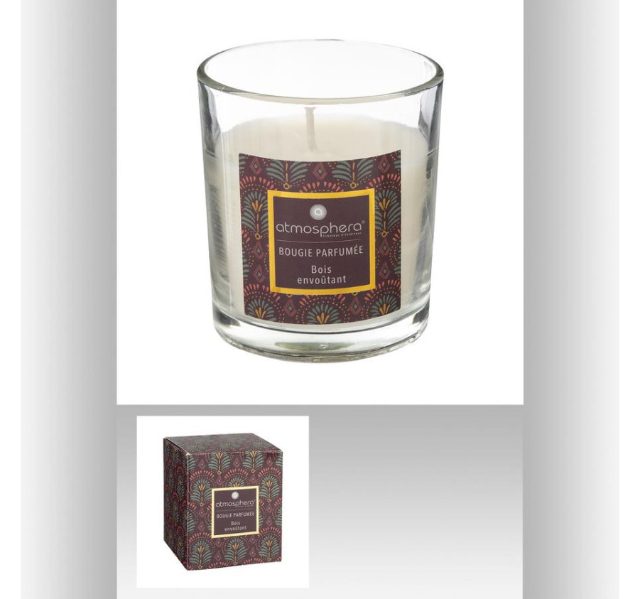 BOUGIE PARFUMEE BOIS ENVOUTANT
