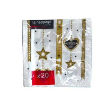 SERVIETTE EN PAPIER RUBAN OR