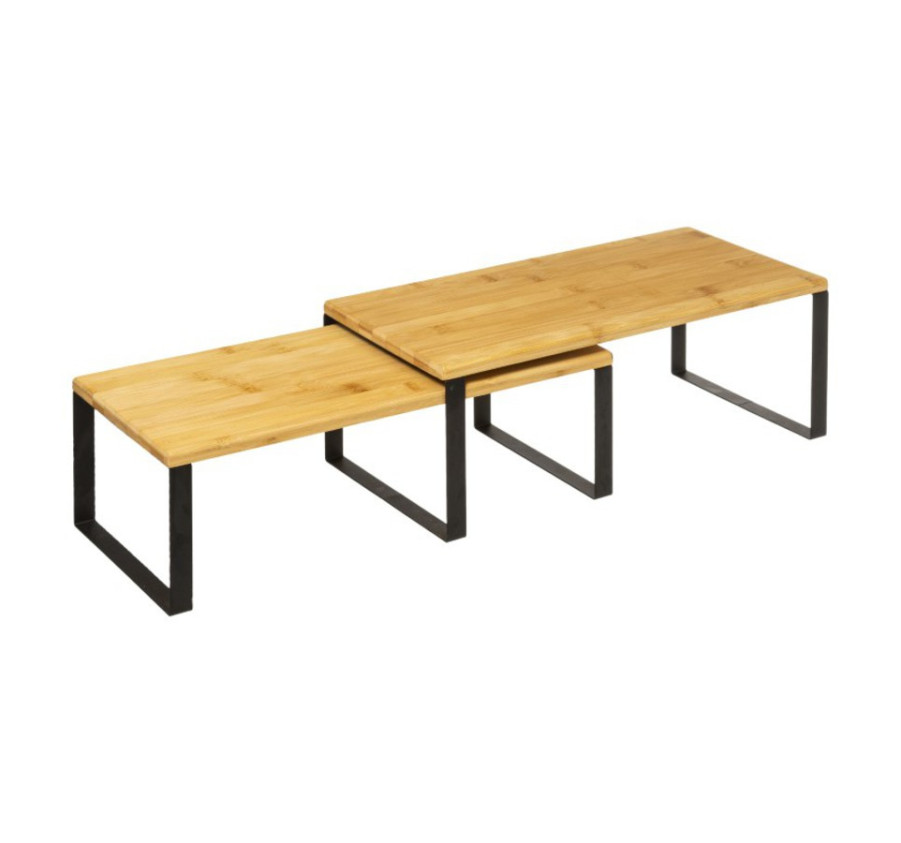 ETAGERE X2 GIGOGNE BLACKBAMBOO