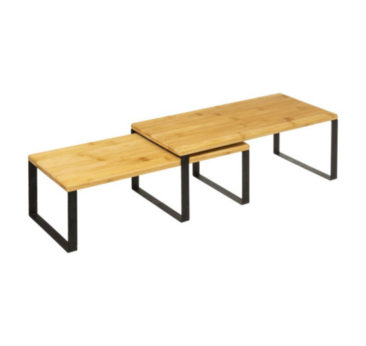 ETAGERE X2 GIGOGNE BLACKBAMBOO