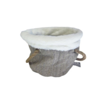 CONTENANT ROND EN FOURRURE