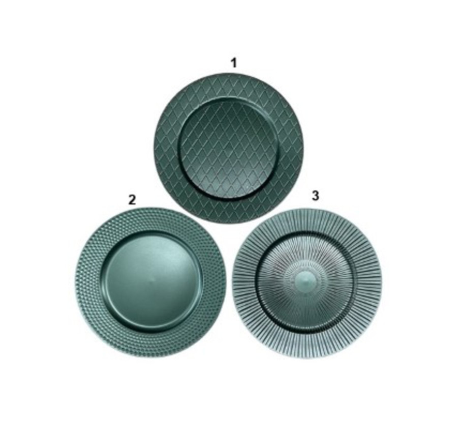 ASSIETTE DE NOEL EFFET MAT