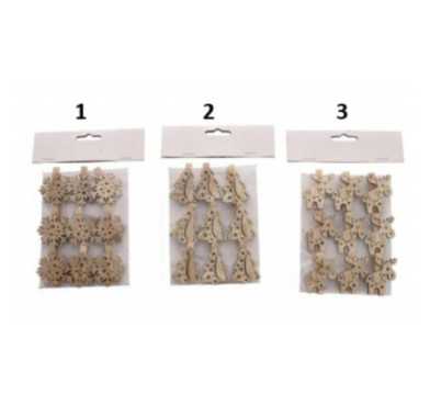 PINCES DECORATIVES EN BOIS