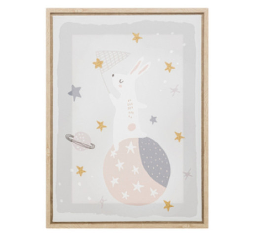 TOILE IMPRIMEE ENFANT 30X40CM