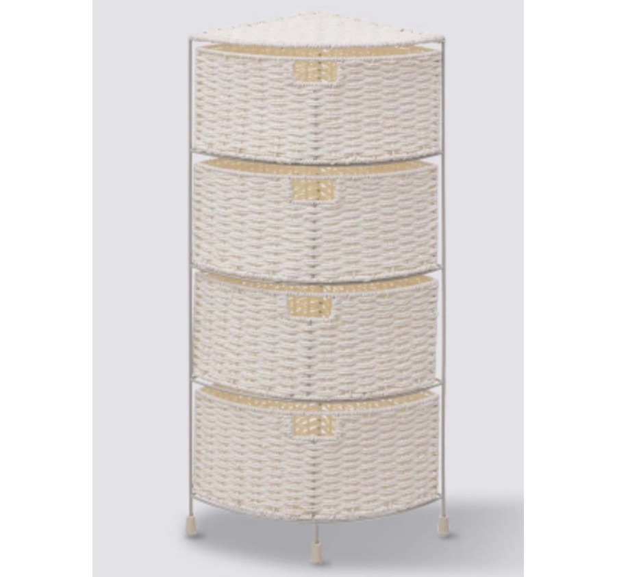 ETAGERE D ANGLE 4 PANIERS