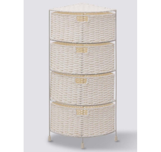 ETAGERE D ANGLE 4 PANIERS