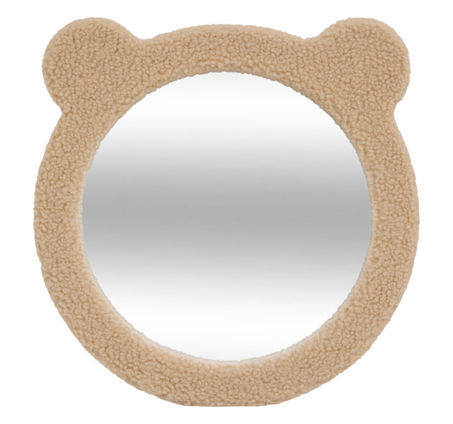 MIROIR BOUCLETTE OURS MARRON