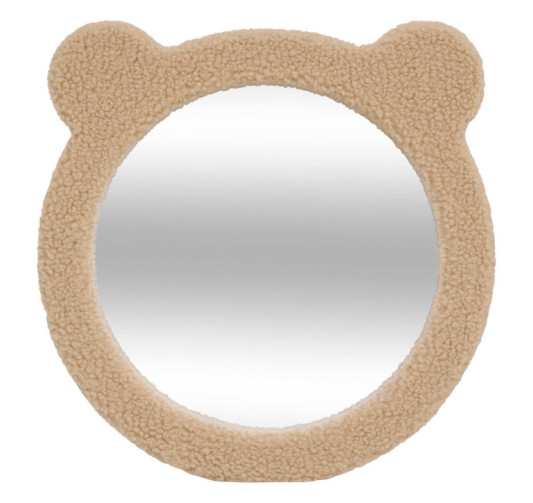 MIROIR BOUCLETTE OURS MARRON