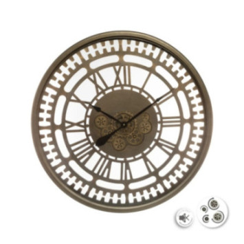 HORLOGE EZRA ENGRENAGES D.80CM