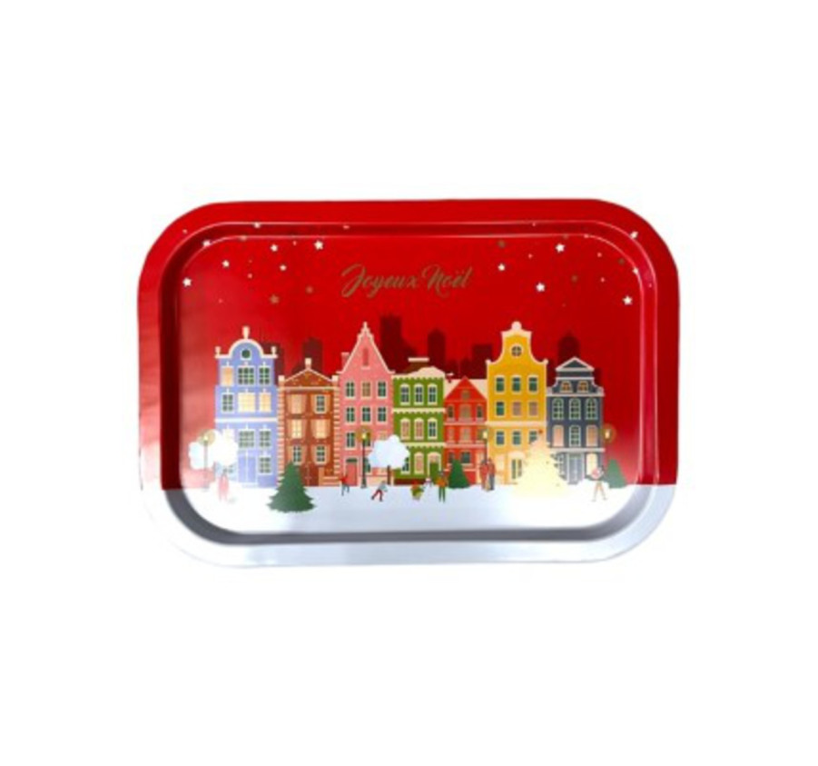 PLATEAU METAL JOYEUX NOEL