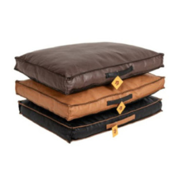 COUSSIN CHIEN SIMILI CUIR L