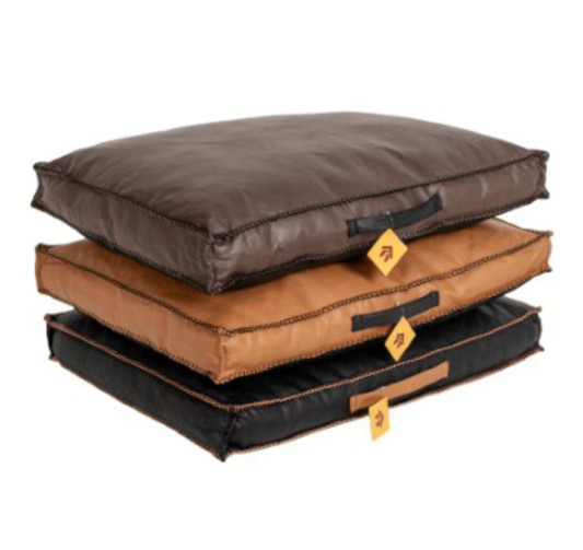 COUSSIN CHIEN SIMILI CUIR L