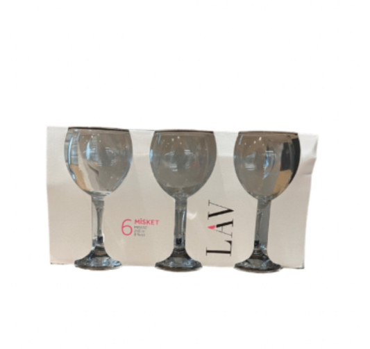 COFFRET DE 6 VERRES A EAU SUR