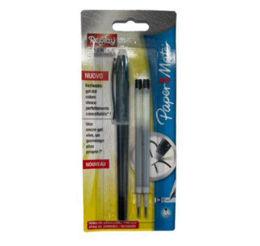 STYLO GEL GOMMABLE AVEC