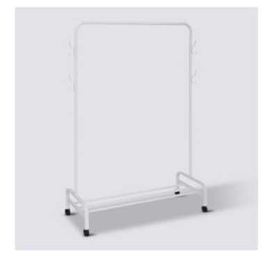 PORTANT A VETEMENTS BLANC