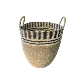 PANIER ROND EN FIBRE VEGETALE