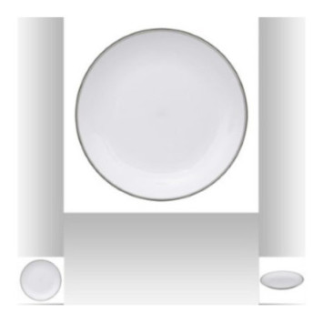 ASSIETTE CREUSE CHAR SQUARE