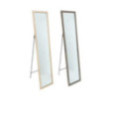 MIROIR SUR PIED EFFET BOIS