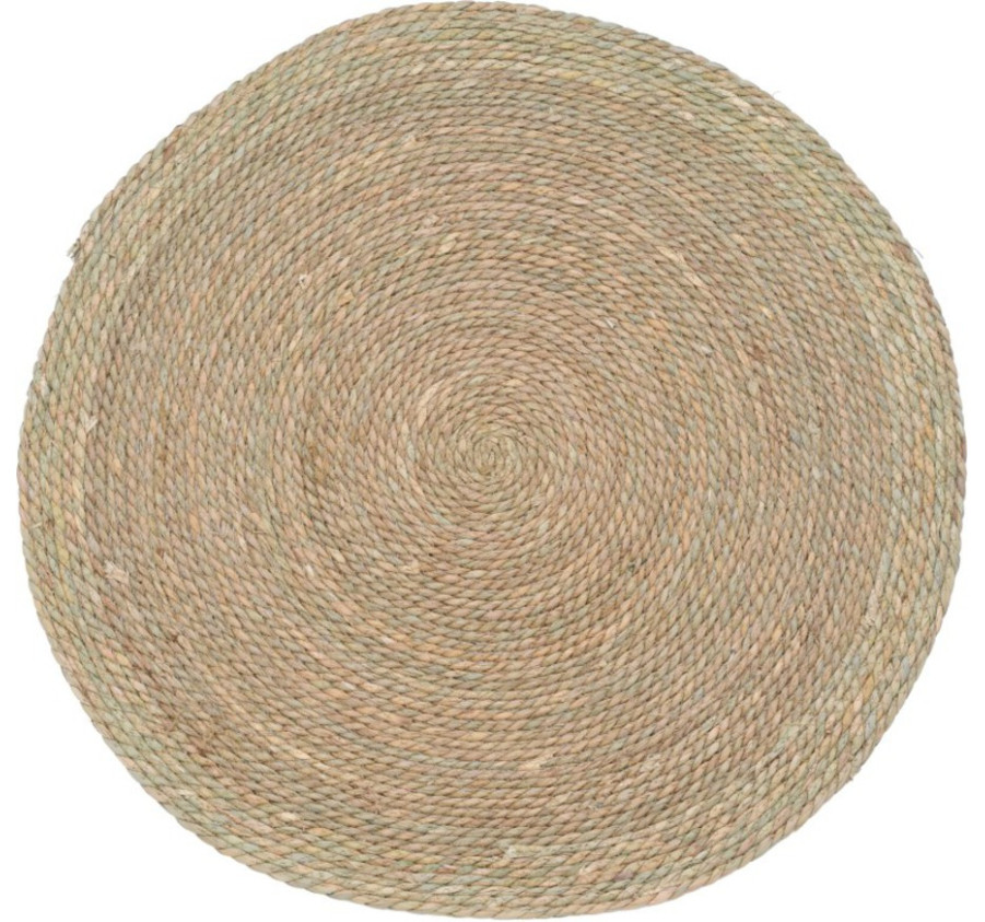 TAPIS ROND EN JUTE D.80CM