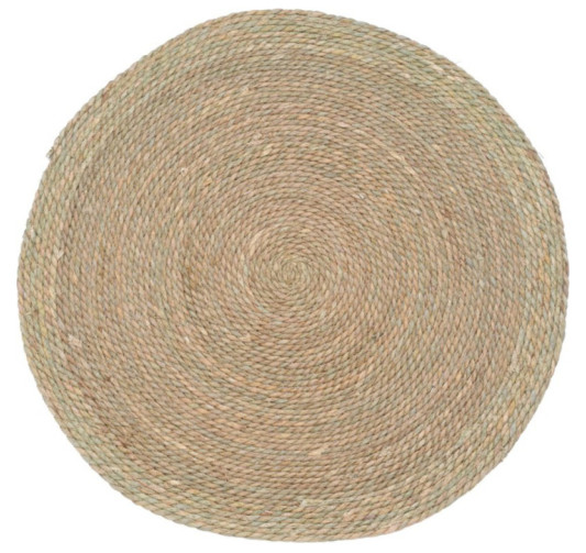 TAPIS ROND EN JUTE D.80CM